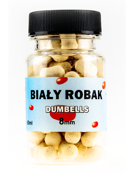 Dumbells MCKarp Biały Robak 8mm MCKARP - 1