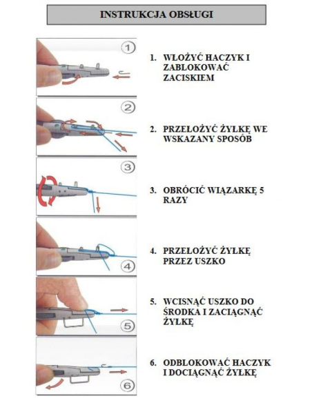 Wiązarka Do Haczyków Stonfo Small Haki Rozmiar 14-28  - 2