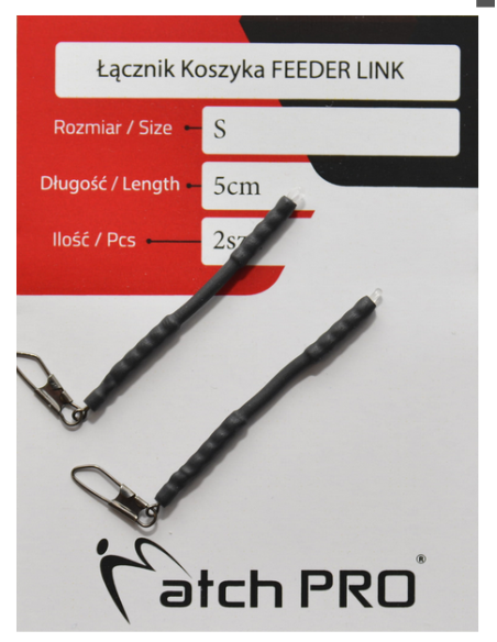 Łącznik DO Koszyka FEEDER LINK S  3,5cm Matchpro 2szt MatchPRO - 1