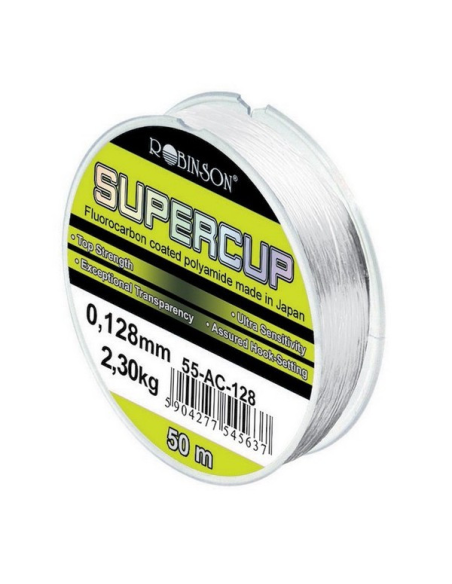 Żyłka ROBINSON Przyponowa Supercup 50m 0.128mm ROBINSON - 1