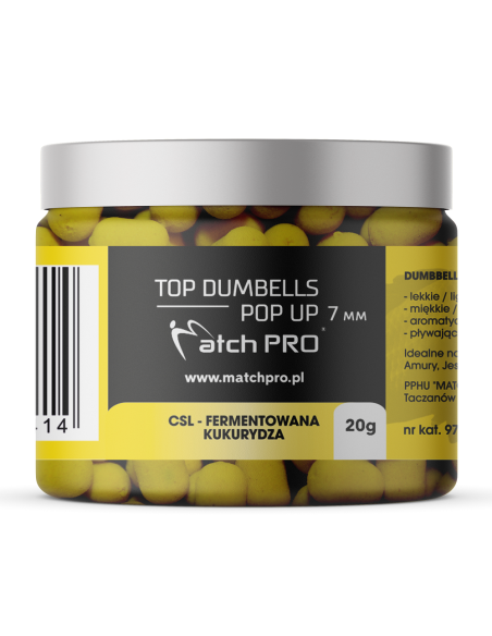 Dumbells MatchPRO Pop Up Csl 7mm 20g MatchPRO - 1 Dumbells MatchPRO Pop Up Csl 7mm 20g MatchPRO - 1