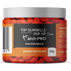 Dumbells MatchPRO Pop Up Orange Chocolate 7mm 20g MatchPRO - 1