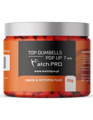 Dumbells MATCHPRO Pop Up Kałamarnica 7mm 20g