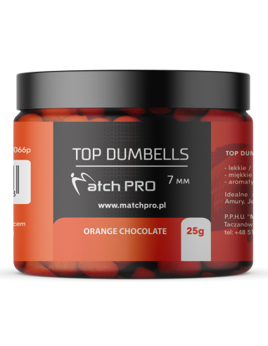 Dumbells MATCHPRO Oran-Choco 7mm 25g