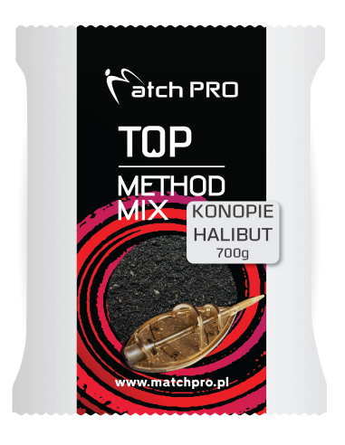 Zanęta MATCHPRO Black Halibut - Konopie 700g