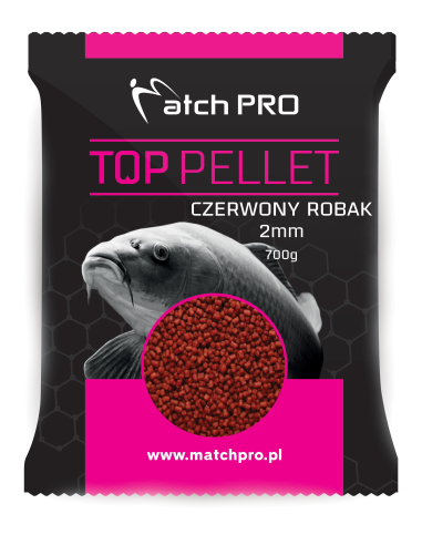 Pellet MATCHPRO Czerwony Robak 2mm 700g